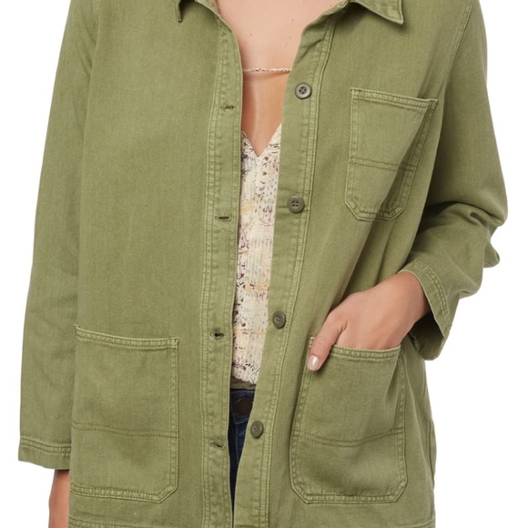 O'Neill Jackets & Blazers - O'Neill La Seine Twill Chore Jacket Olive New S